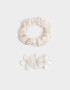 Hebillas Infantiles Con flores Hebillas - Blanco Crudo