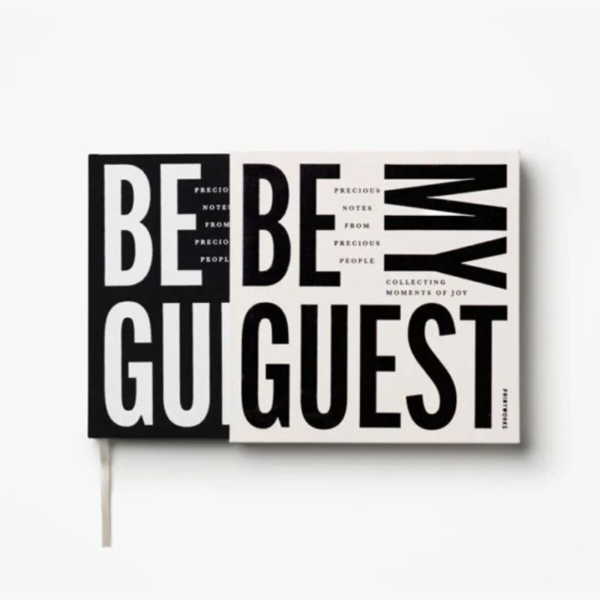 PRINTWORKS NOTEBOOK BE MY GUEST BLANCO NEGRO 