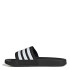 Sandalia Unisex Adidas Adilette Shower Velcro Negro - Blanco