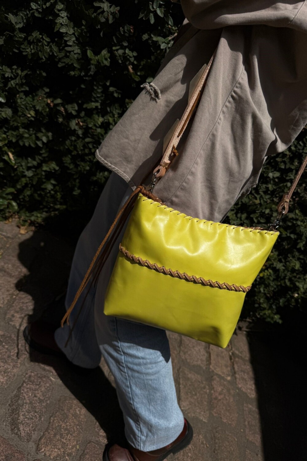 Jewel Envelope Bag Pistacho