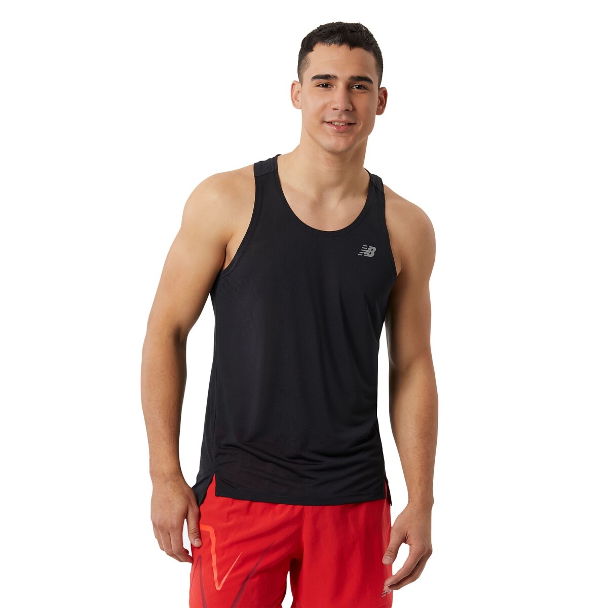 Musculosa New Balance Accelerate de Hombre - MT23220BK - Negro 