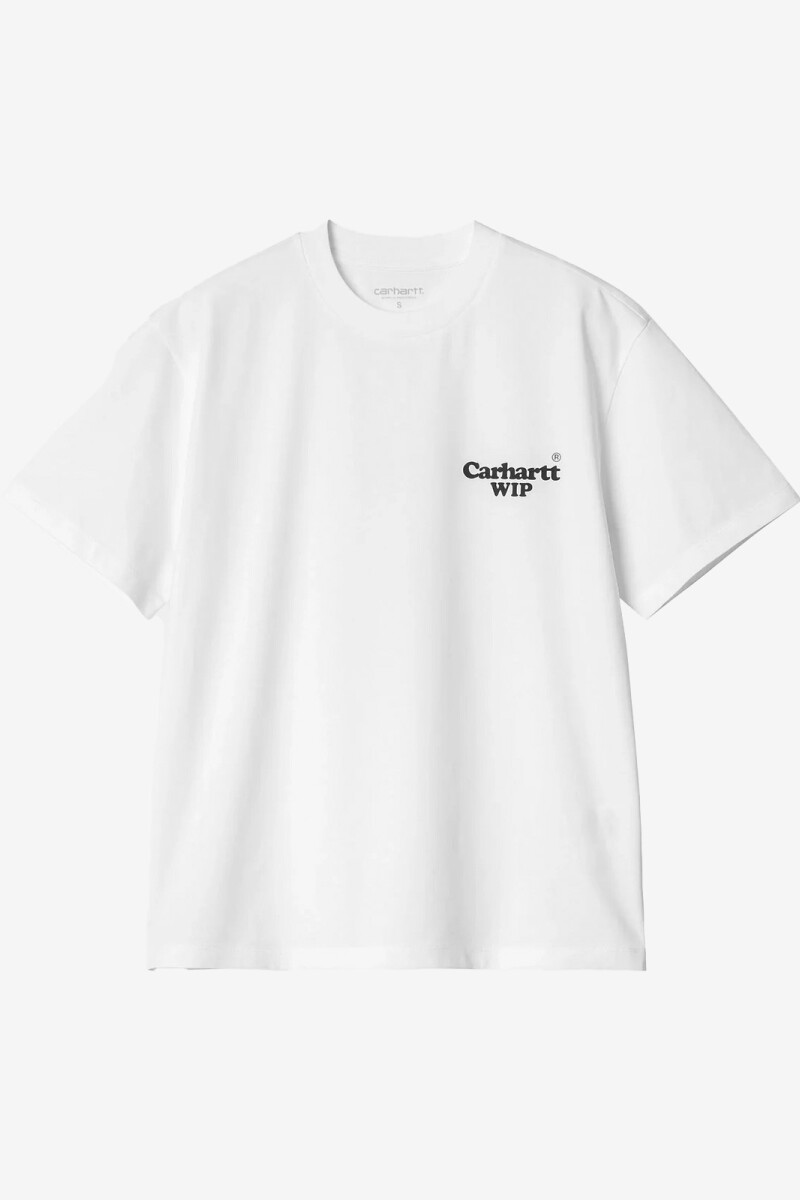 CAMISETA W S/S BUTTON Blanco