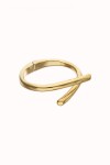 PULSERA DE ALEACIÓN DE METALES BAÑADA EN ORO 18K CON FORMA DE TUBOS Pulsera