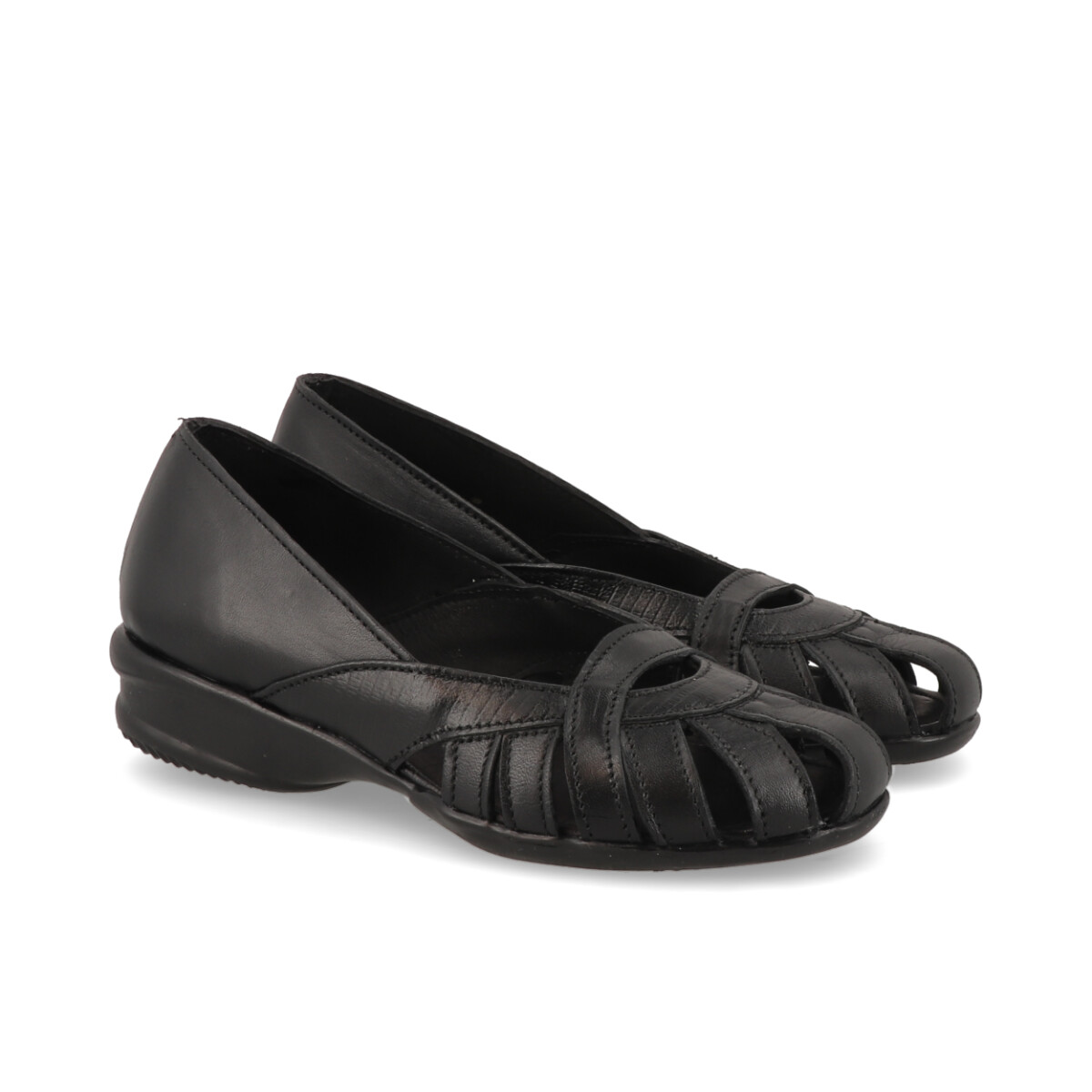 ZAPATO VENET - CUERO BELLANCO - NEGRO 