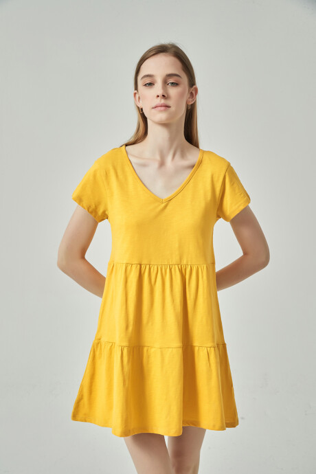 Vestido Boulevard Amarillo Oscuro