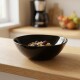 Bowl semi cuadrado 480ml Opalina NEGRO
