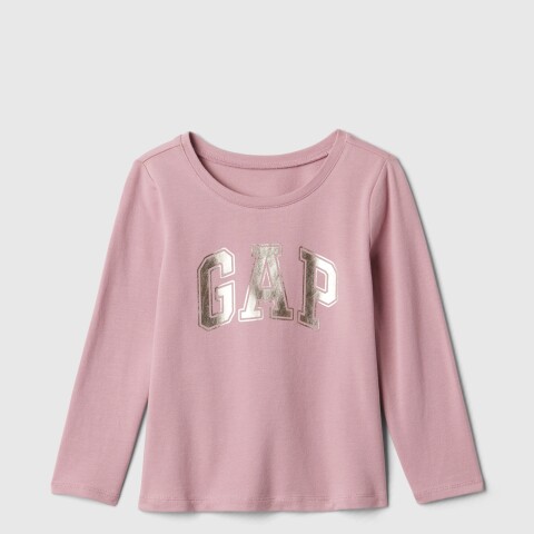 V-FRCH LS BF LOGO T LILAS PINK 16-1708 TCX