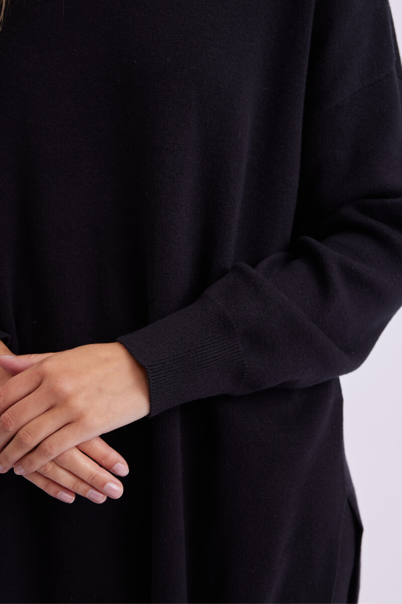 Buzo de punto oversize Negro