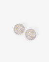 Aros Pasantes Strass Aro Pasante De Strass - Violeta Lila