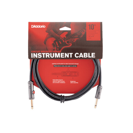 CABLE PARA GUITARRA DADDARIO PW-AGL-10 CIRCUIT BREAKER 3 MT CABLE PARA GUITARRA DADDARIO PW-AGL-10 CIRCUIT BREAKER 3 MT