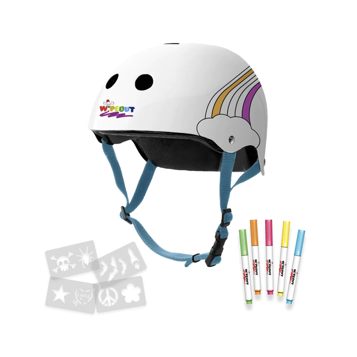 Cascos Wipeout para colorear - Blanco 