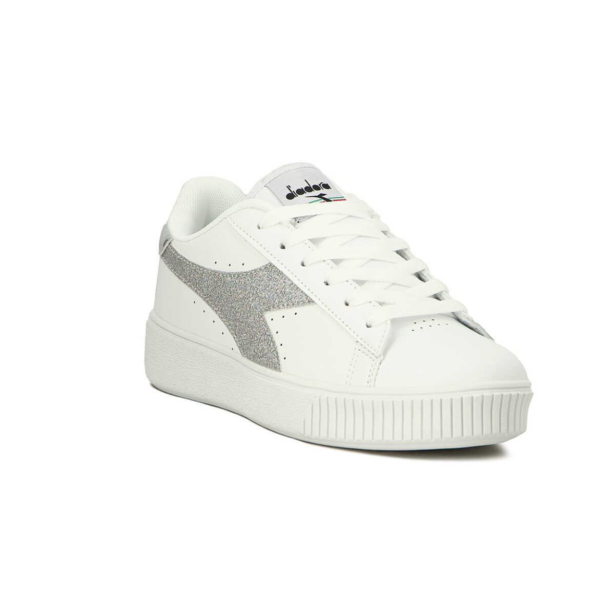Championes Casuales Mujer Diadora SET - Blanco-Plata 