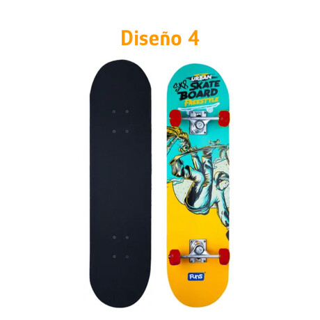 Skate Varios Estampas 78x20Cm Princip/Interm Jovenes/Adultos Skate Varios Estampas 78x20cm Princip/interm Jovenes/adultos