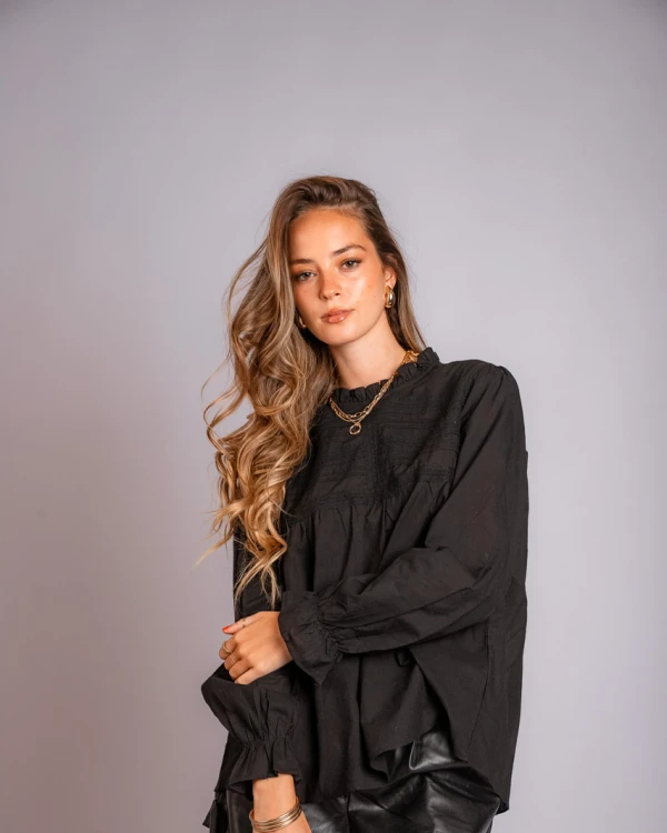 Camisa Agustina negro