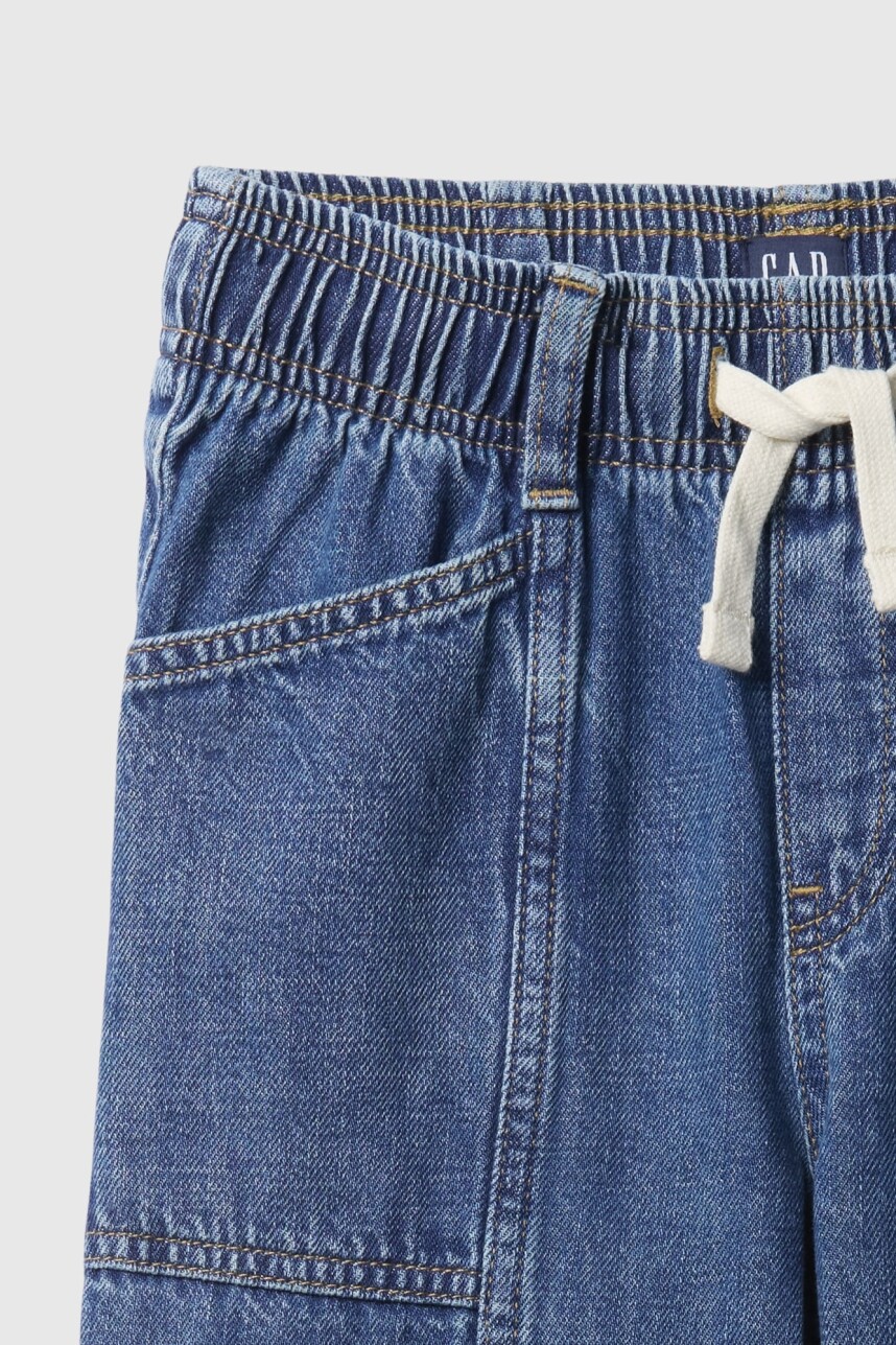 Jean Easy Wide Niña Medium Wash