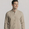 CAMISA LINO MAO BEIGE