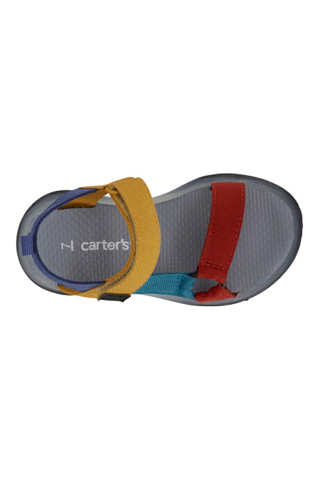 Sandalias con luces, diseño colorblock Sandalias con luces, diseño colorblock