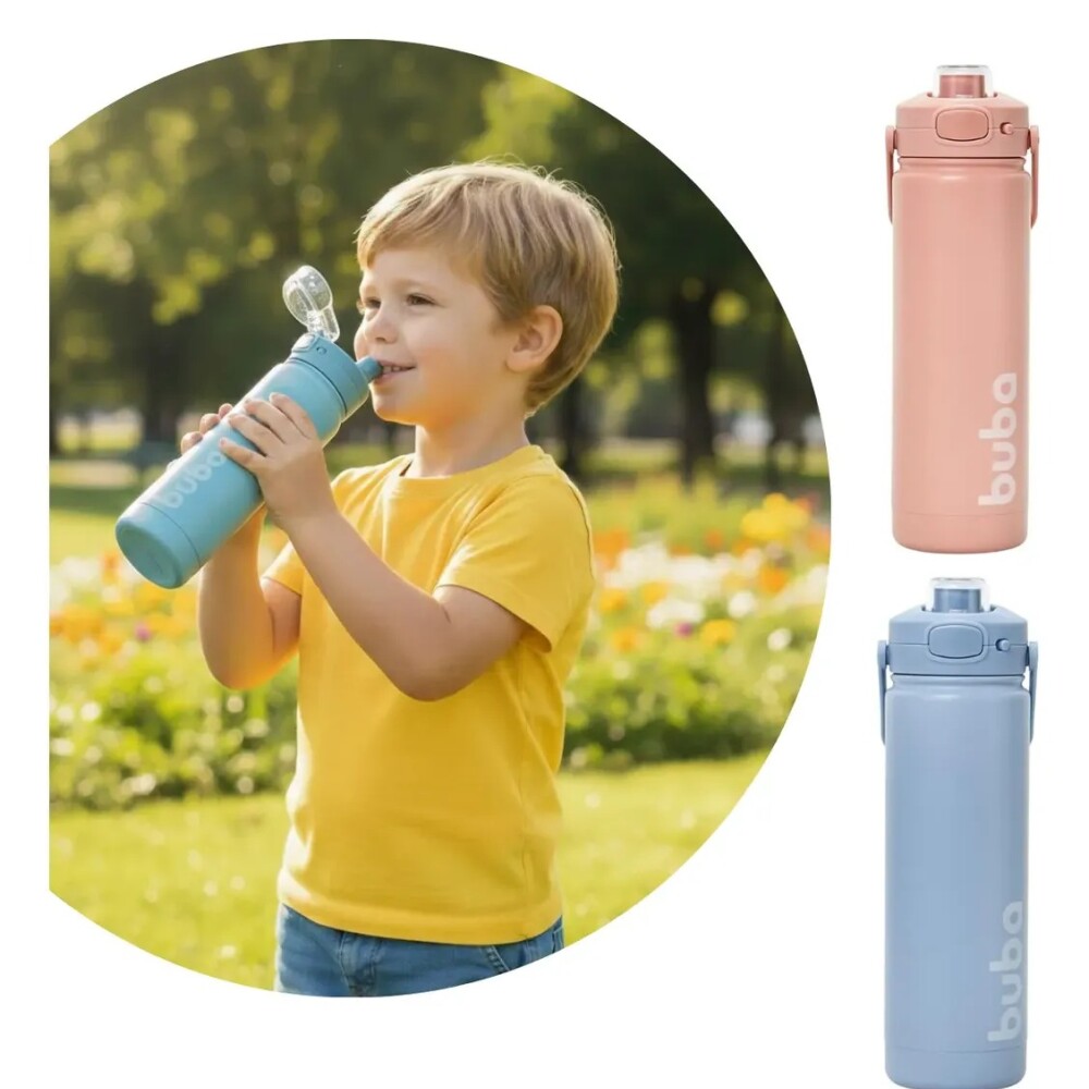 Botella termica BUBA 600ml verde