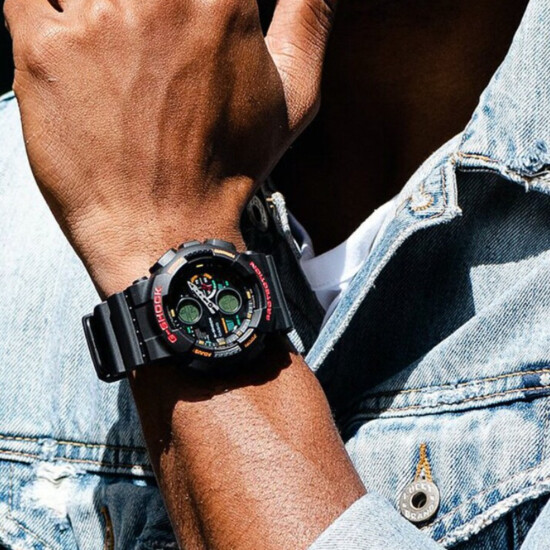 Reloj CASIO G-SHOCK GA1401A-4DR Resina Negro Esfera 52mm 0