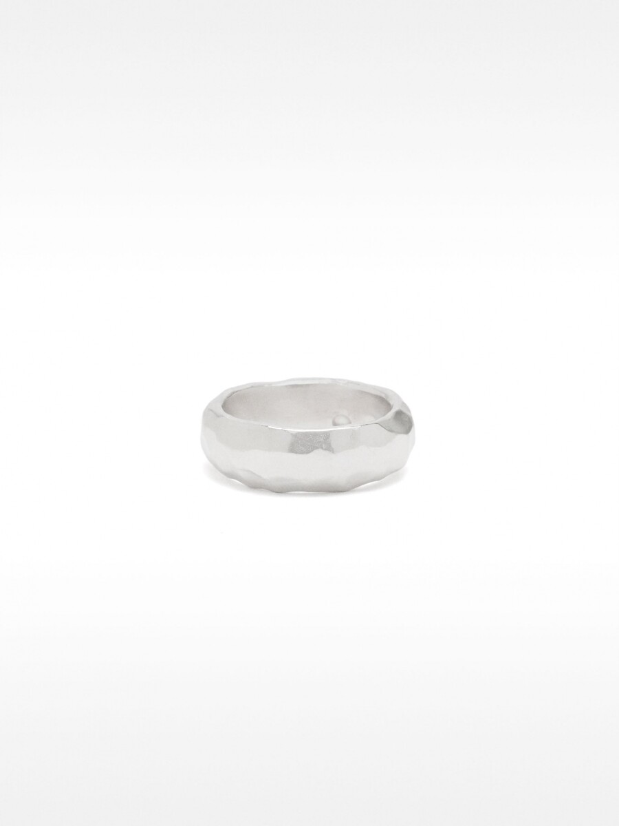 Anillo Irregular - Plata De Ley 925 plateado