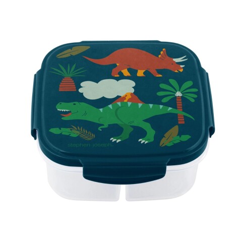 Tupper con refrigerante Dino Verde