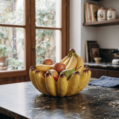 Bowl frutero de cerámica bananas S