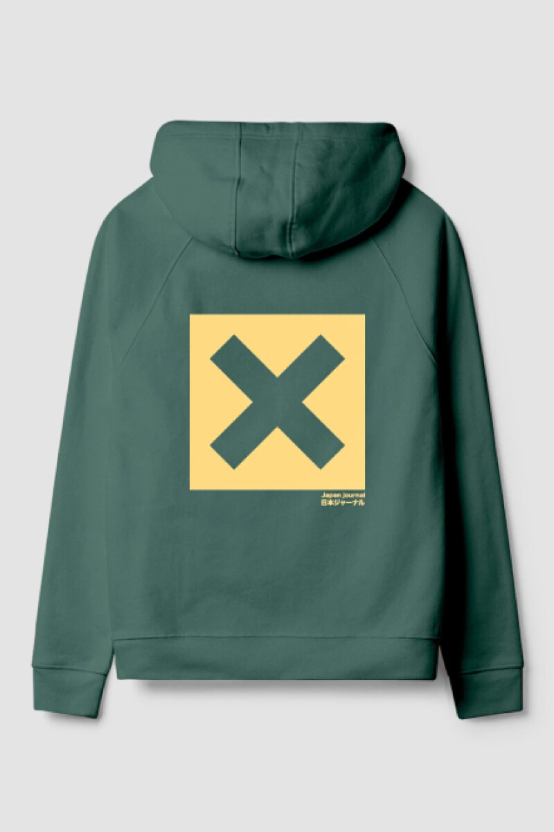 Hoodie Blue Banana - Nature Trecking Green