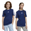 Remera Adidas J 3S TEE 160 Niños JD6490 Azul Oscuro-blanco