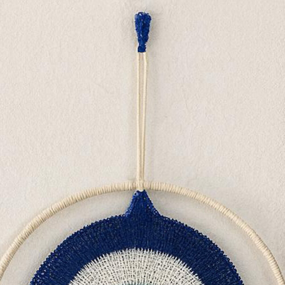 AtrapaSueños Ojo Turco De Crochet 40cm Beige AtrapaSueños Ojo Turco De Crochet 40cm Beige