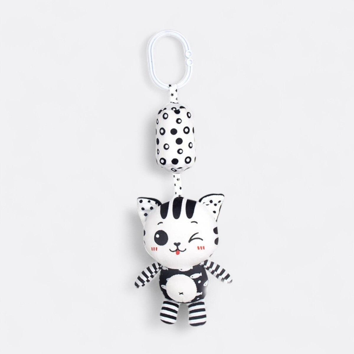 Colgante Animales En Blanco Y Negro - Gatito 