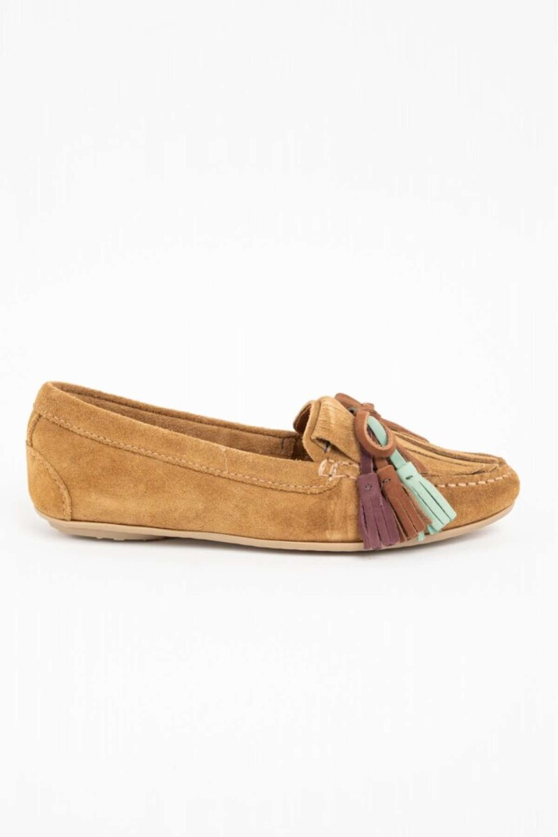 Mocasin Gamuza - Camel 
