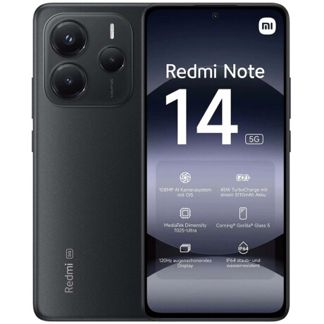 Xiaomi Redmi Note 14 5G 12GB 512GB Negro 001