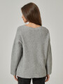 Sweater Inna Gris Melange Medio