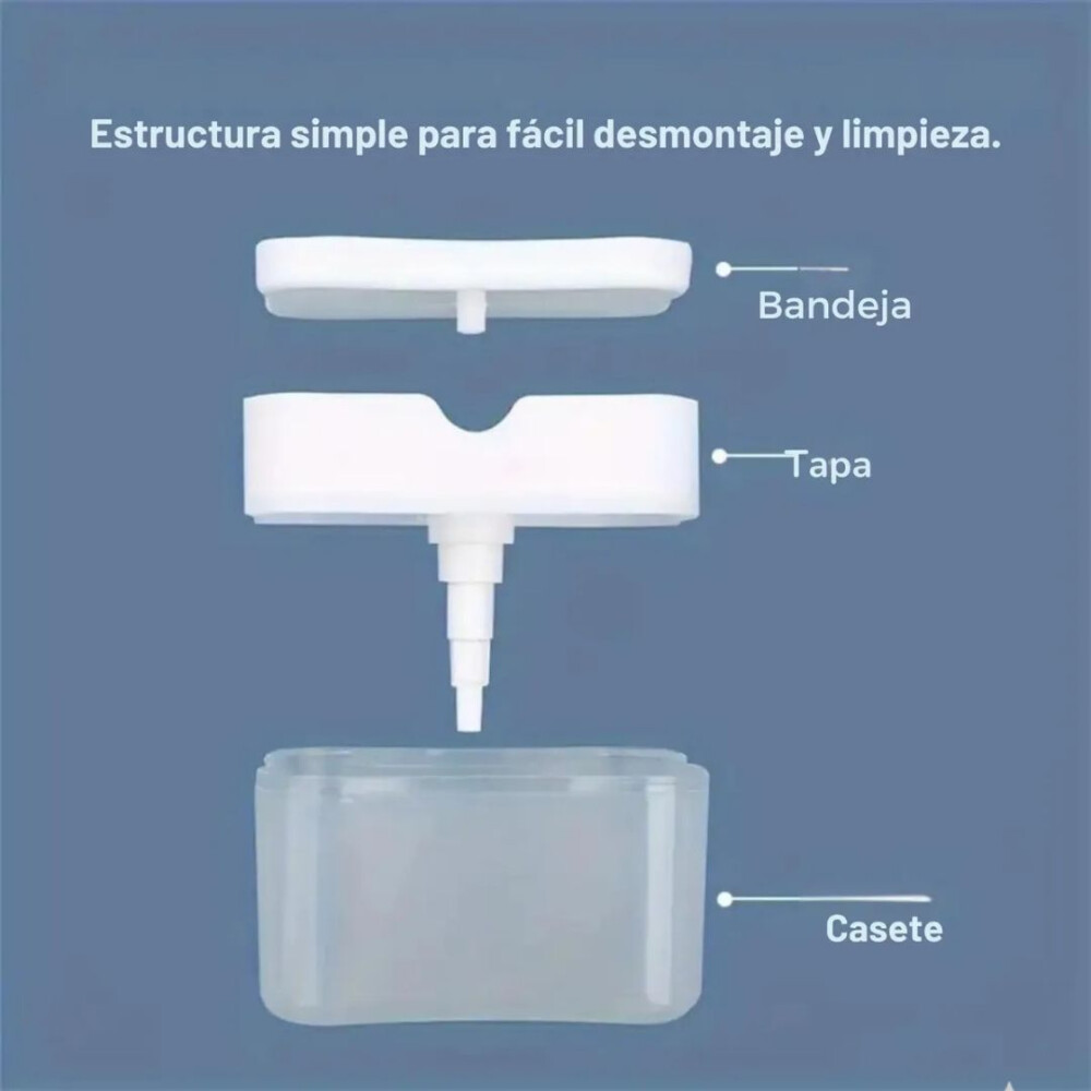 Dispensador De Jabón + Esponja Dispensador De Jabón + Esponja