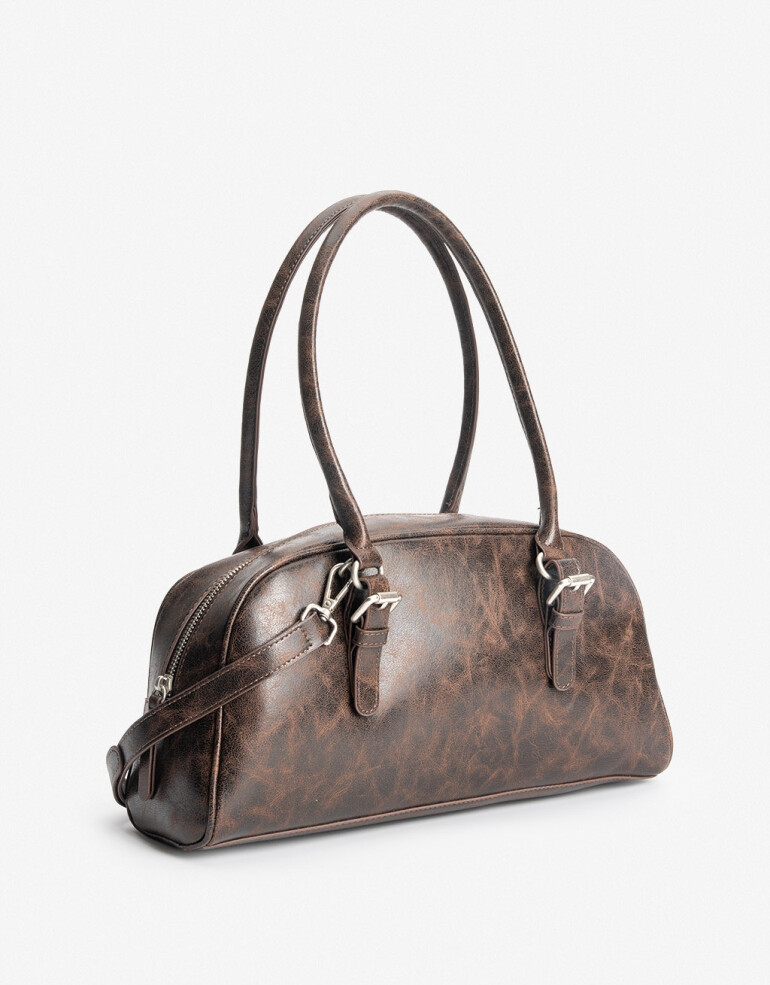 Bowling Cartera Formato Bowling - Marron Chocolate