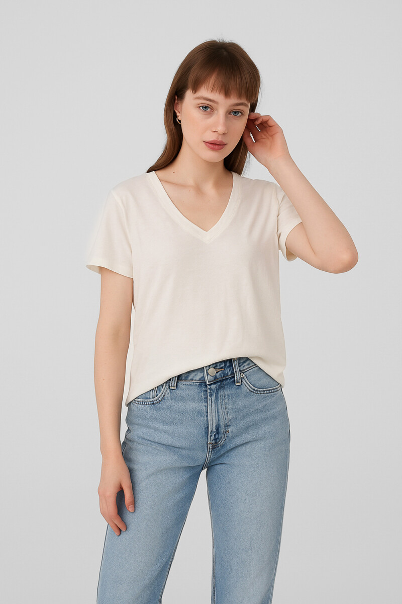 Remera Matias - Marfil / Off White 