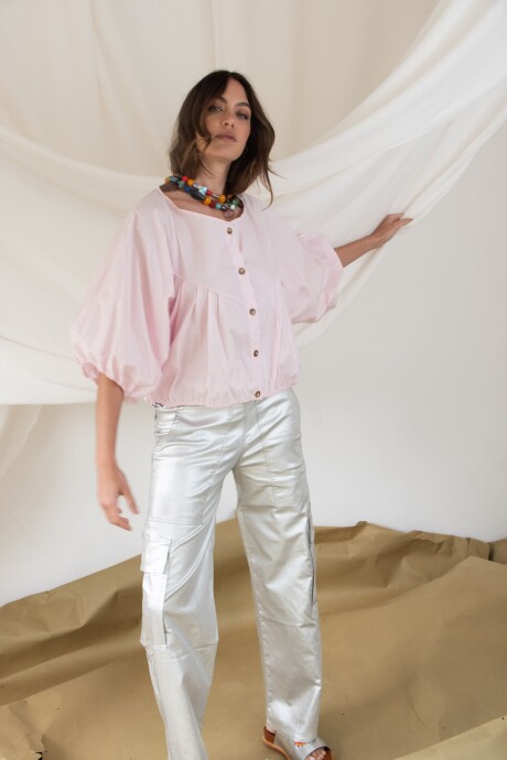 Camisa Baloon Rosa