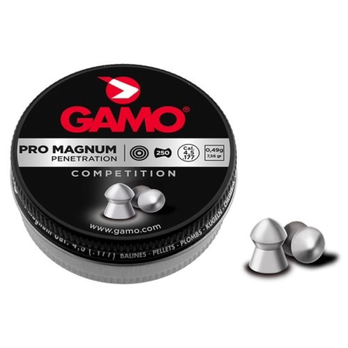Chumbos Gamo 4,5mm Pro Magnum 250 unidades 