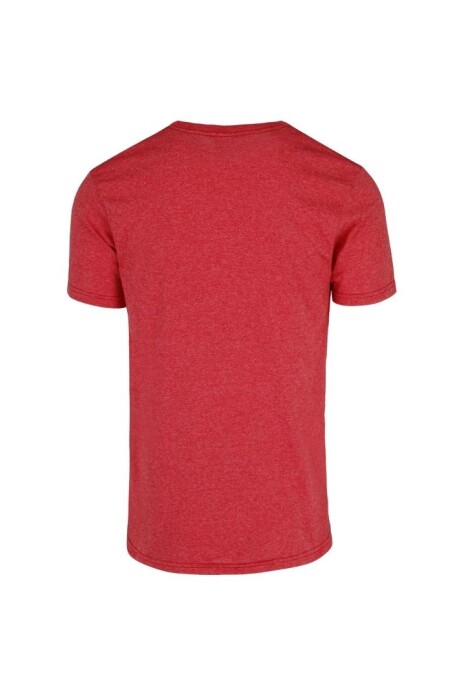 Camiseta a la base jaspe Rojo jaspe