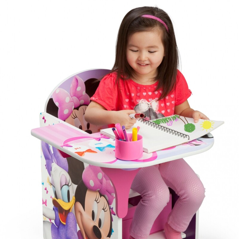 Escritorio con silla y almacenamiento Minnie Mouse Disney Escritorio con silla y almacenamiento Minnie Mouse Disney
