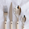 Set cubiertos 4 piezas Beige
