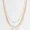 Collares Cortos De metal Collar Corto De Metal - Dorado