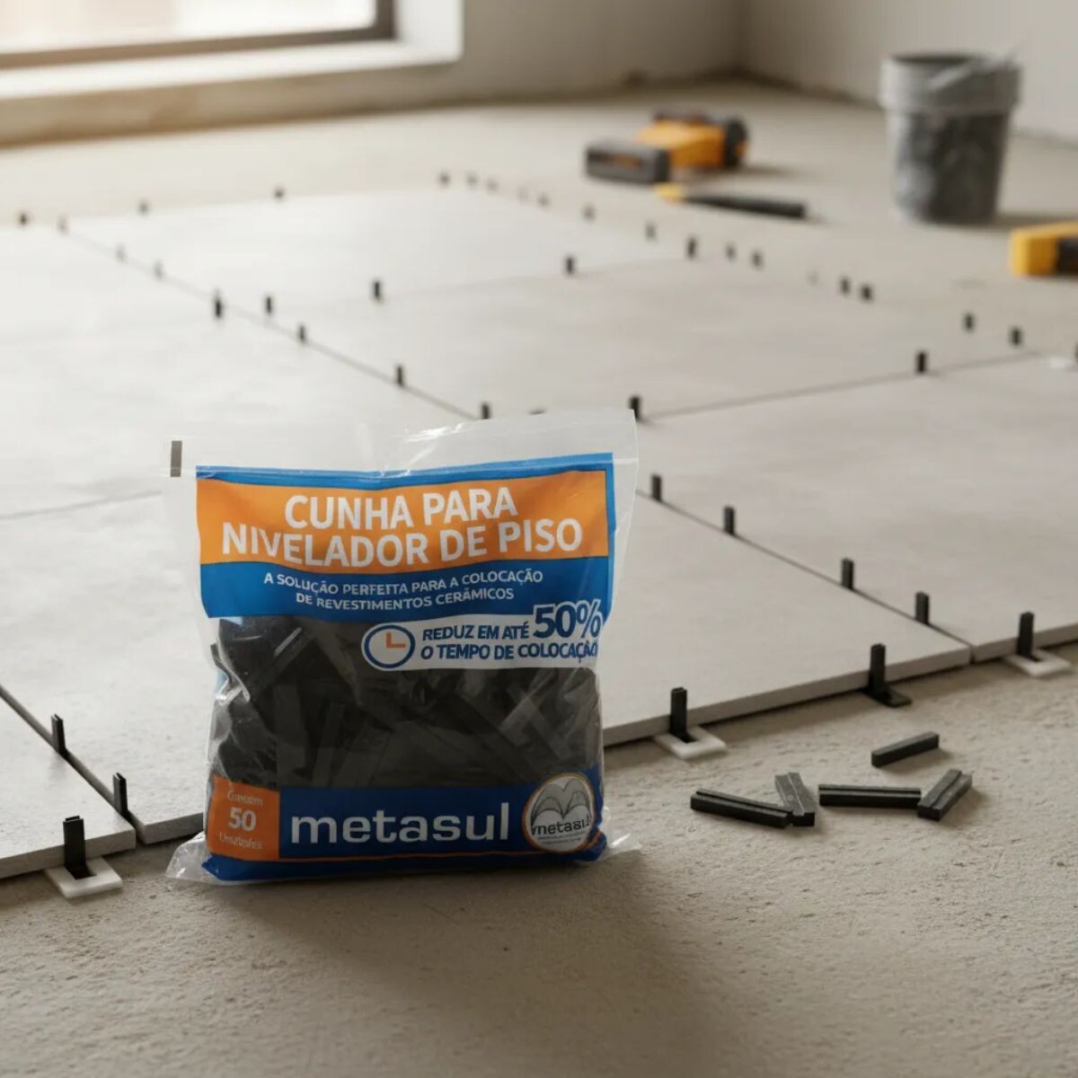 Cuña P/nivelador De Piso X 50uni 