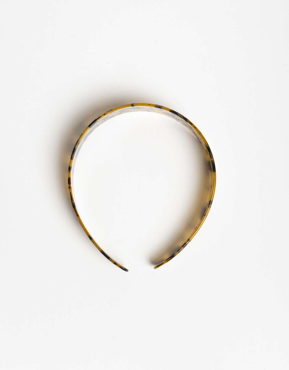 Vincha Acrílico Carey - Marron Carey 