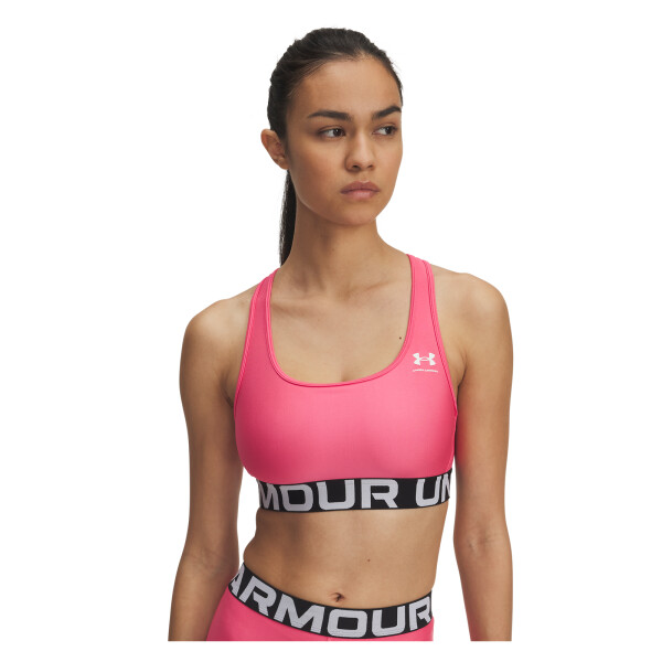 Top Deportivo Training Under Armour Branded de Mujer - 1383544-672 Rosado-blanco