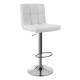 Taburete para bar tipo Sillon Lumax Odo Blanco
