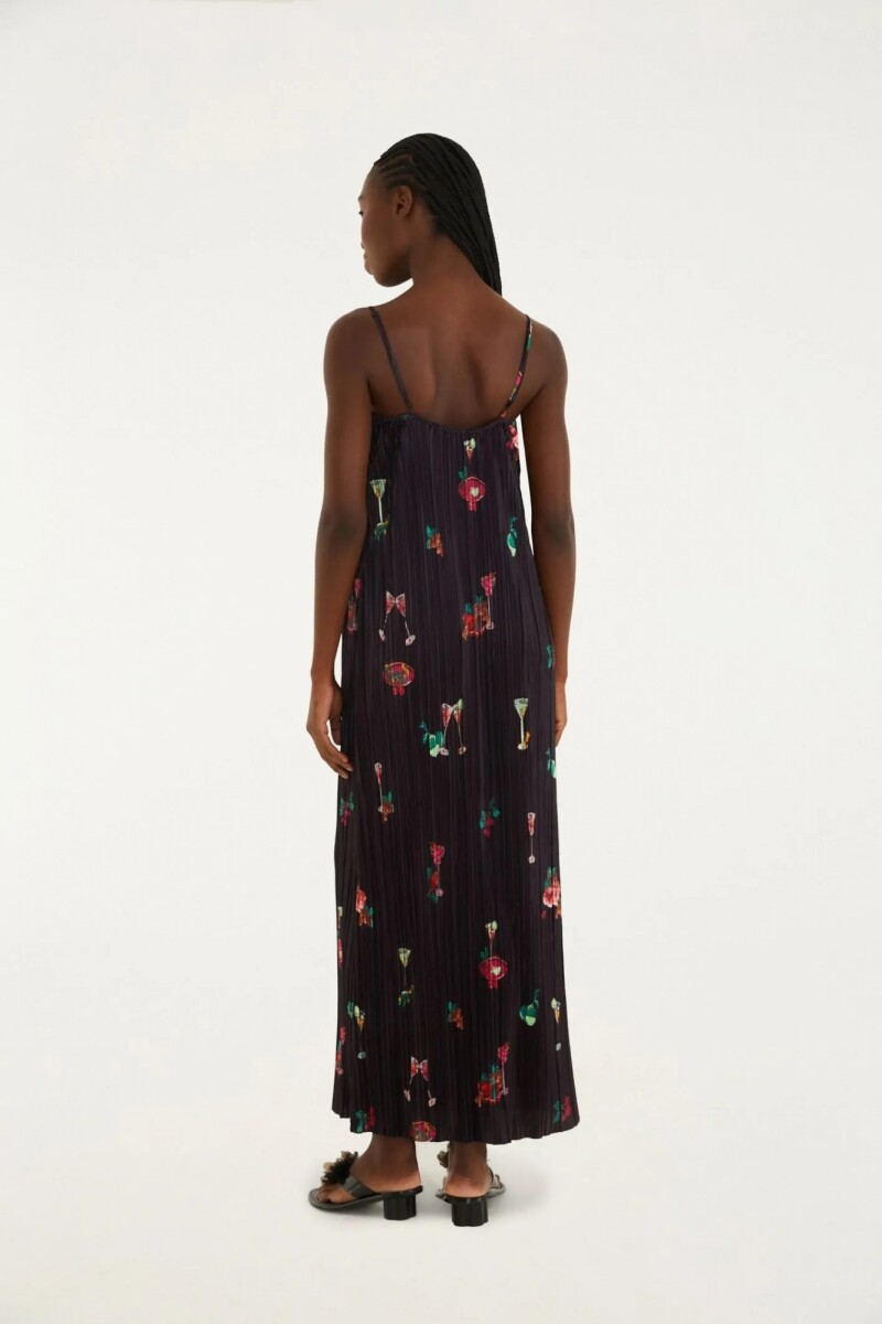 VESTIDO LARGO Marron