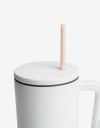 Artículos cocina Vasos Vaso Metálico "lo Quiero Todo" - Blanco Hueso
