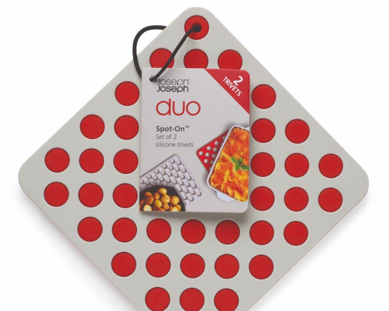 Set de 2 salvamanteles / posafuentes - Duo Spot-On™ Set de 2 salvamanteles / posafuentes - Duo Spot-On™