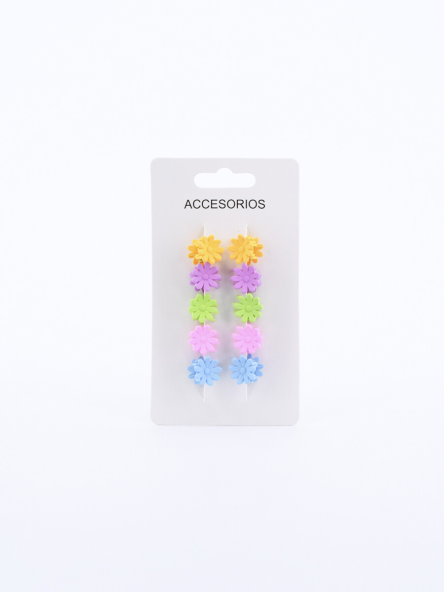 PINZAS PACK x 10 - MULTICOLOR 